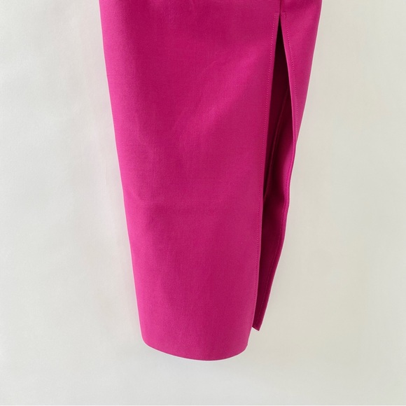 NWT AKIRA Cut Out Bandage Long Sleeve Midi Dress Dark Pink Small - Picture 8 of 16